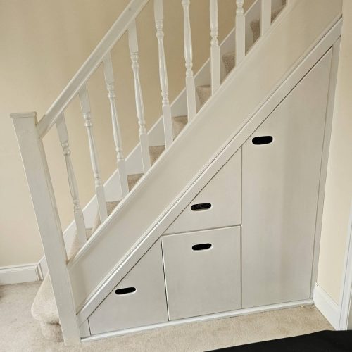 Bespoke Joinery Devon - Handmade Under Stair Storage