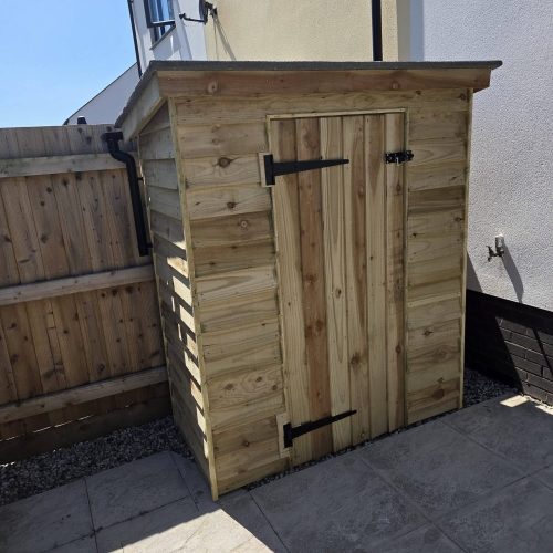 Custom made bike shed