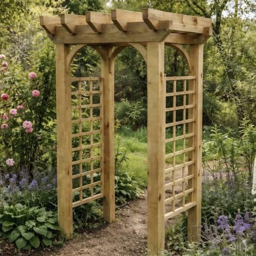 Hand made bespoke garden archway nationwide delivery